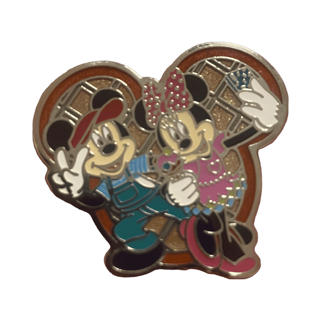 Mickey & Minnie taking a selfie Disney pin