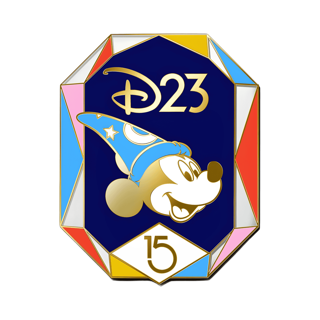 D23-Exclusive Sorcerer Mickey Mouse ''15 Fantastic Years'' Disney pin