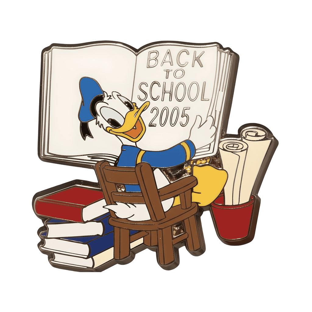 Back to School 2005 Donald Disney pin
