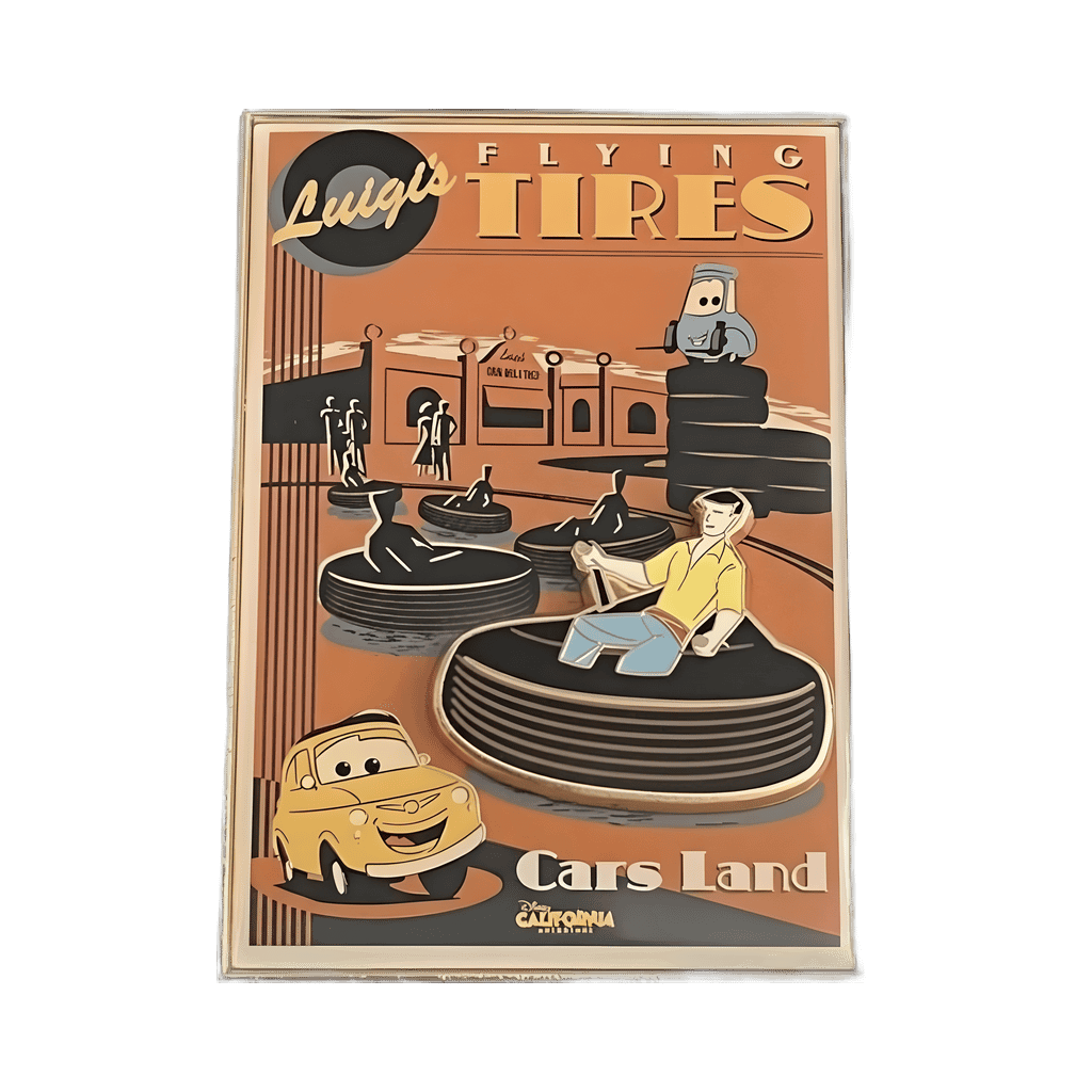 Luigi's Flying Tires Disney pin