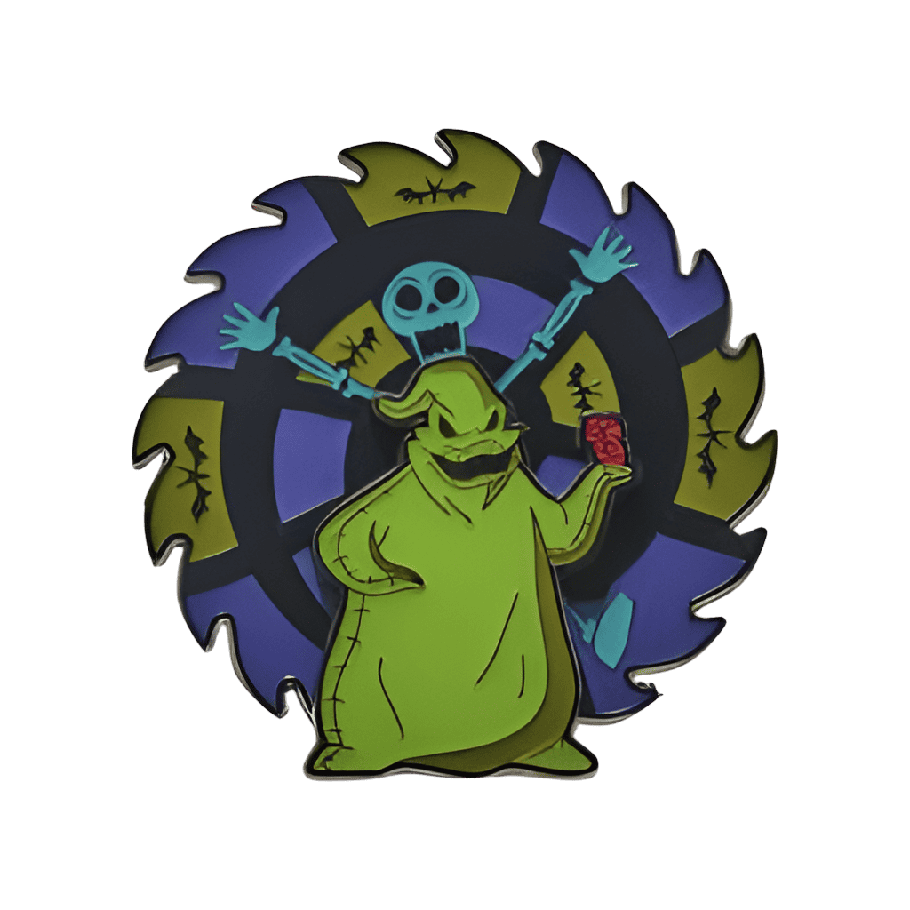 Oogie Boogie with Red Dice Spinner Pin Disney pin