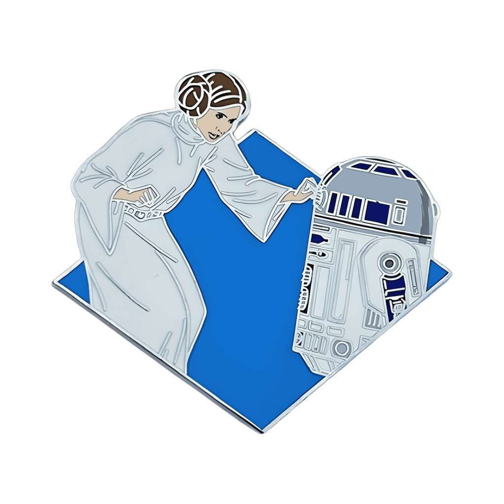 Princess Leia and R2-D2 Disney pin