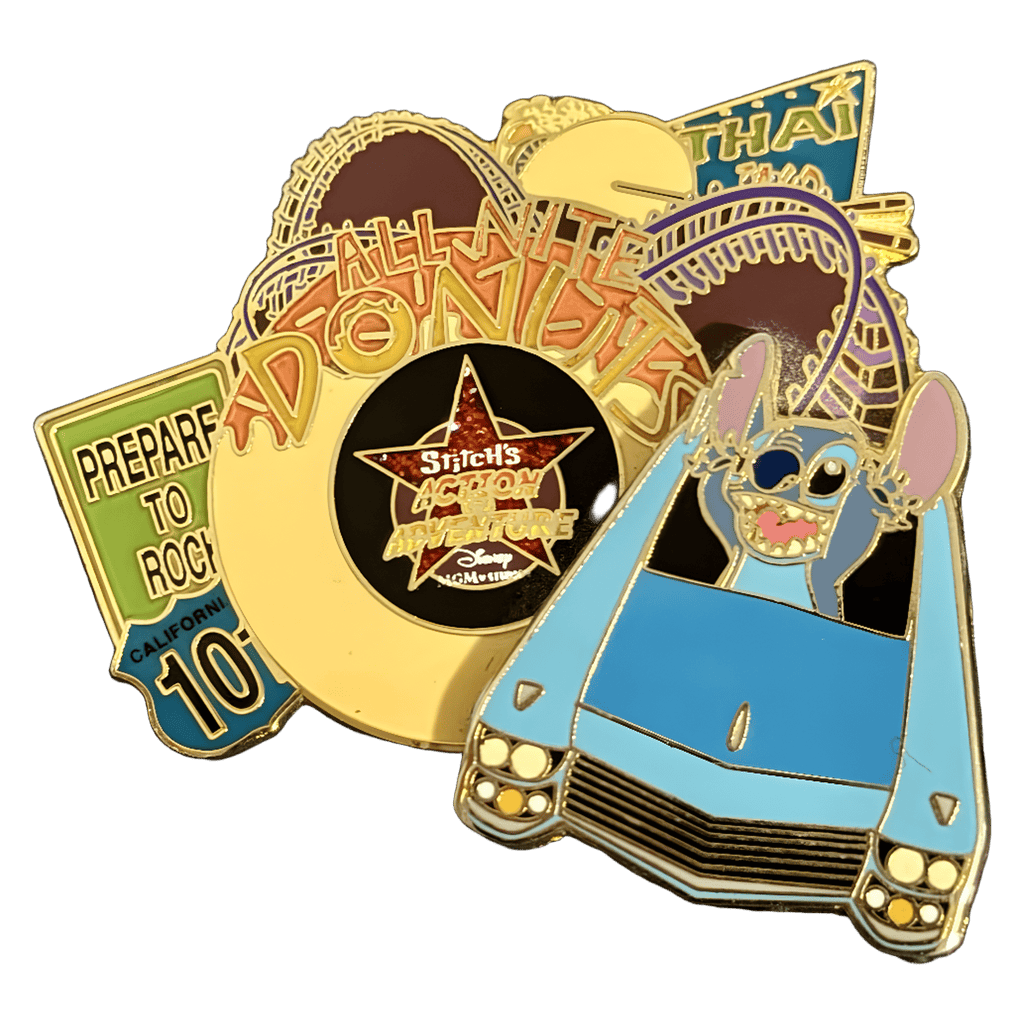 STITCH’S ACTION ADVENTURE- Rock 'N Roller Coaster Disney pin