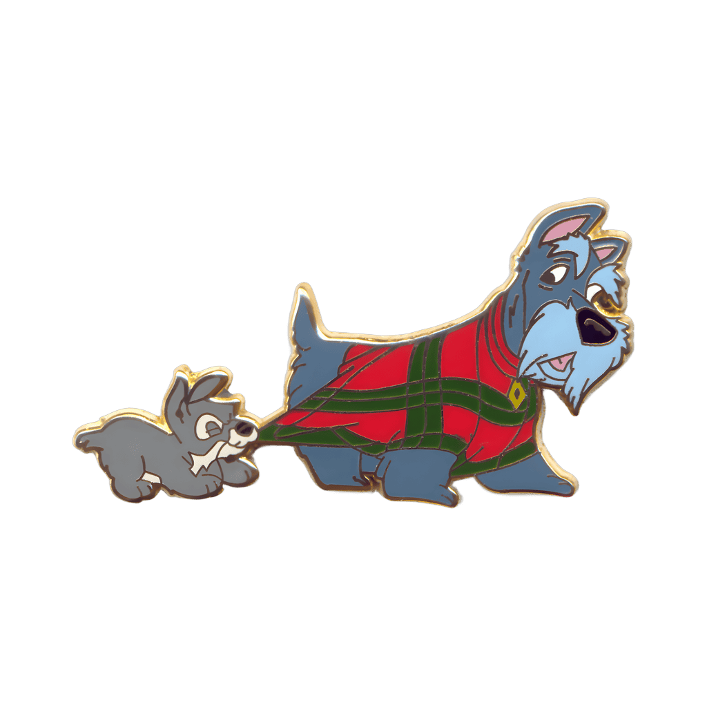 Scamp (puppy) and Jock Disney pin