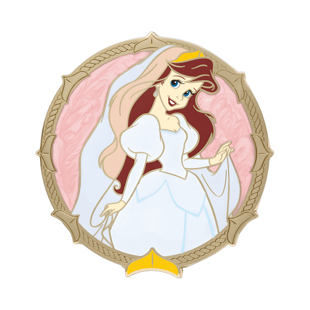 Ariel in Wedding Dress Disney pin