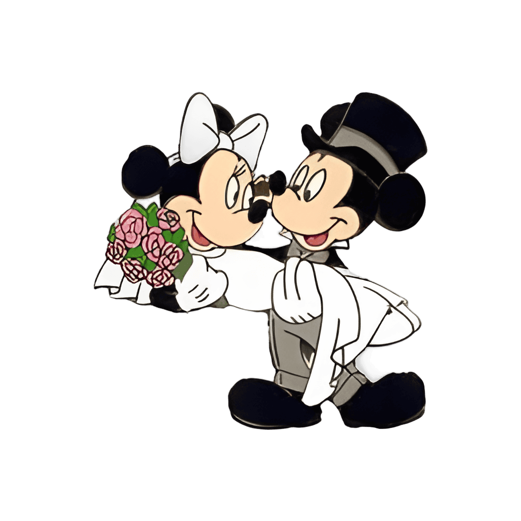 Mickey and Minnie Bridal Carry Disney pin