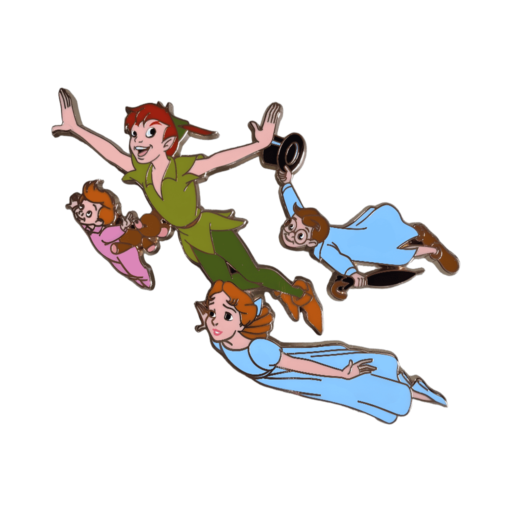 Peter Pan and the Darlings Flying Disney pin