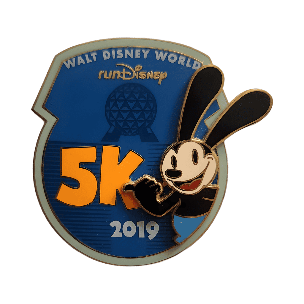 Oswald 5K Marathon Weekend Disney pin