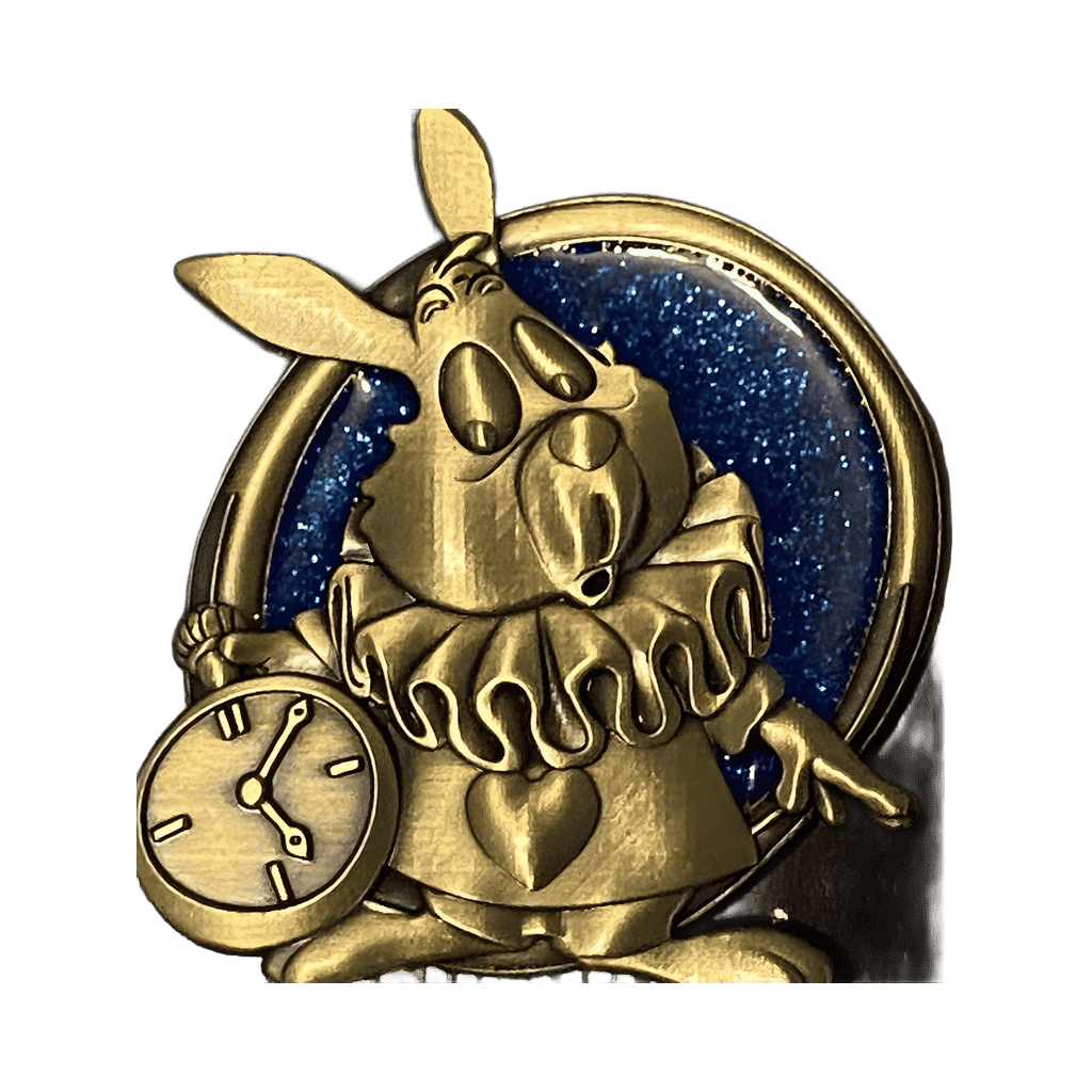 White Rabbit Disney pin
