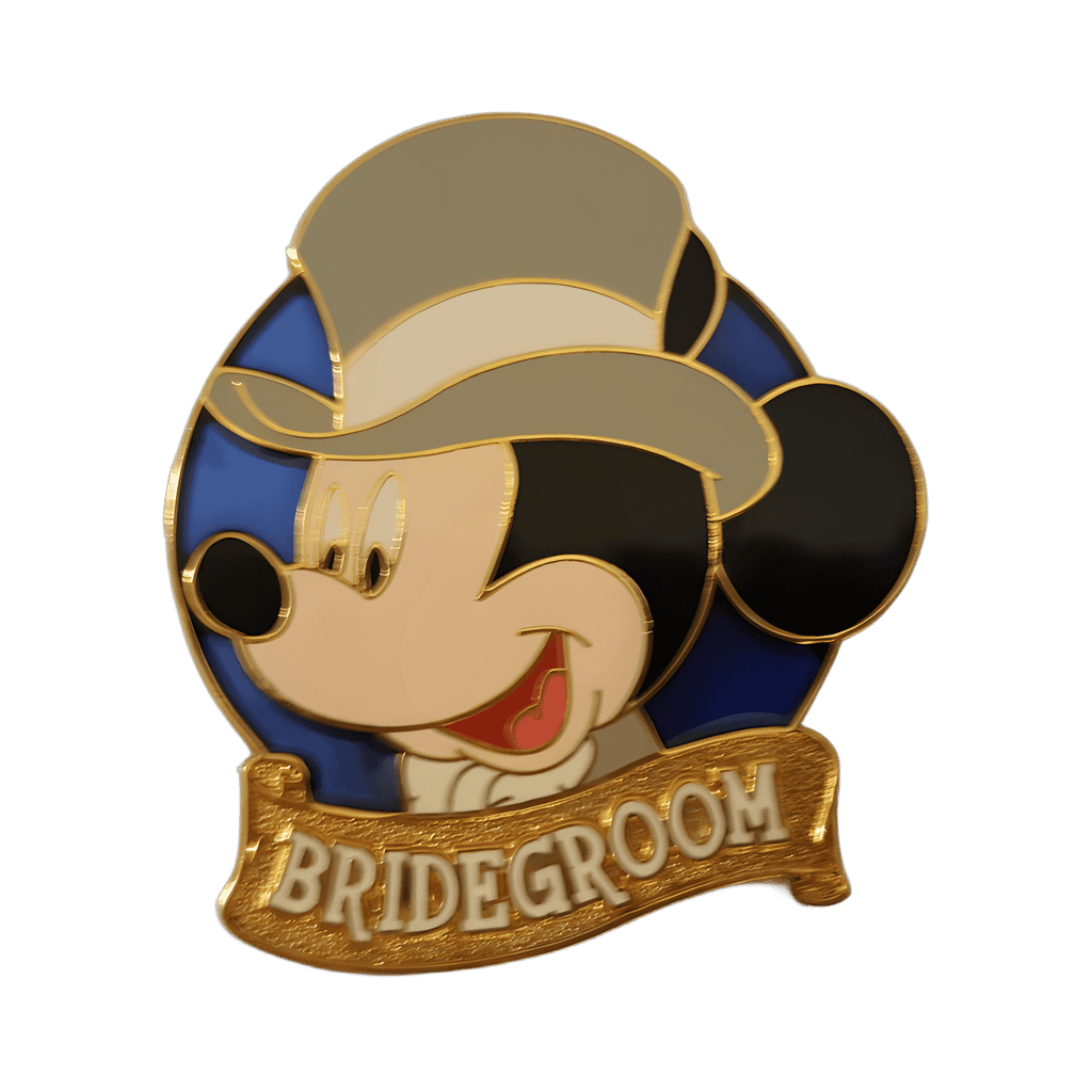 Mickey Bridegroom Disney pin