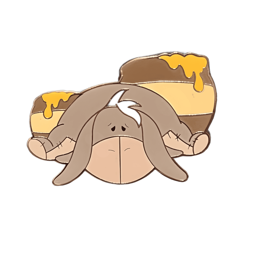Winnie the Pooh Chained Pin Set - Eeyore Disney pin