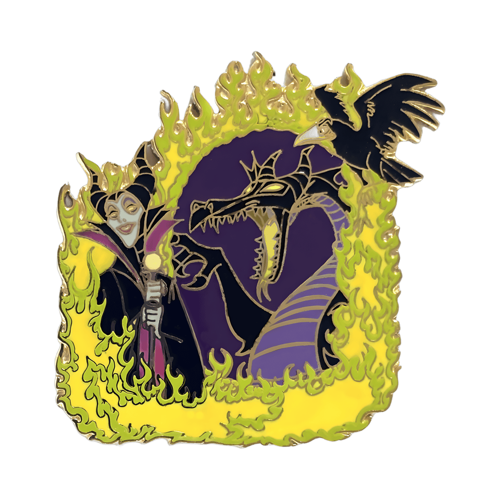 Maleficent in the Mirror (Dragon Reflection) Disney pin