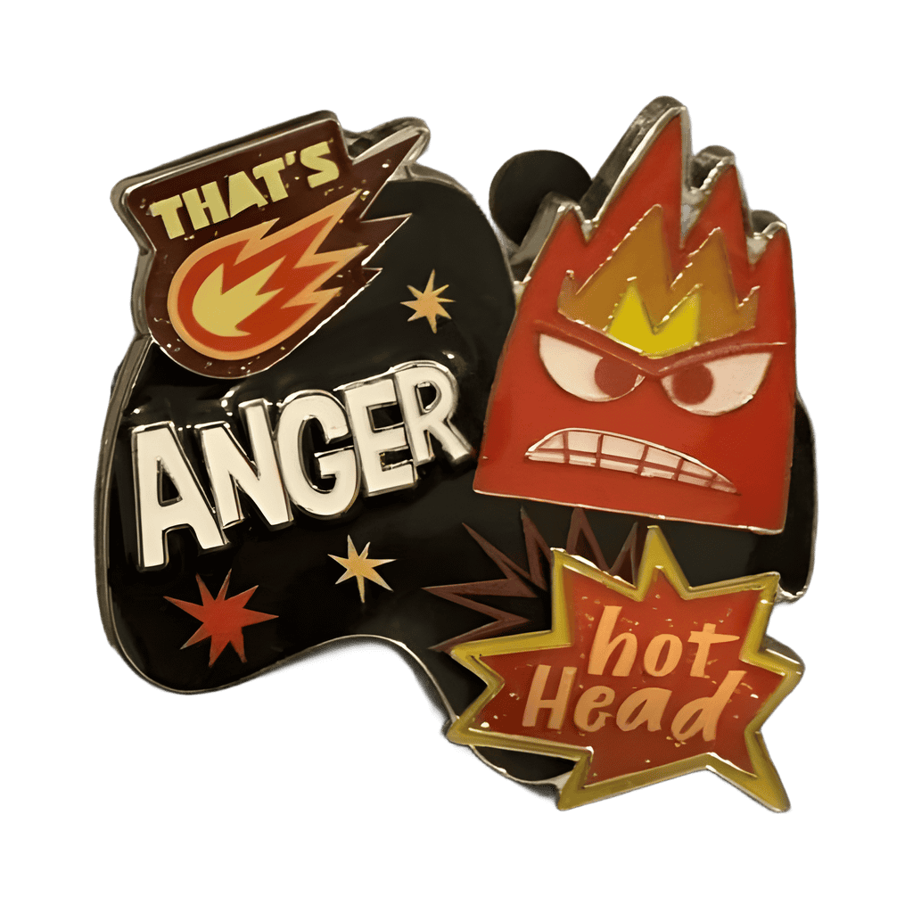 Anger Disney pin