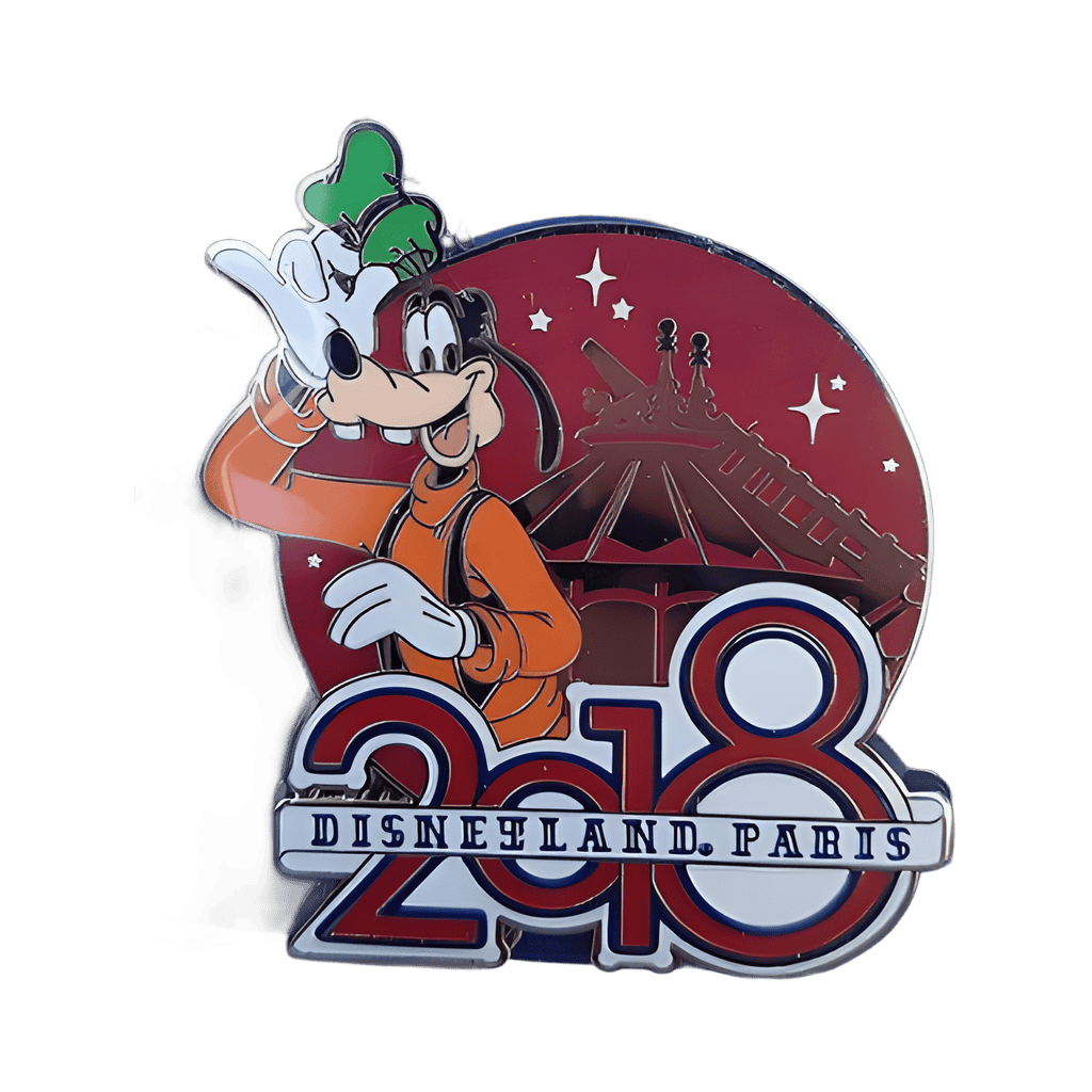 Disneyland Paris 2018 Park Icons Booster Set - Goofy Disney pin
