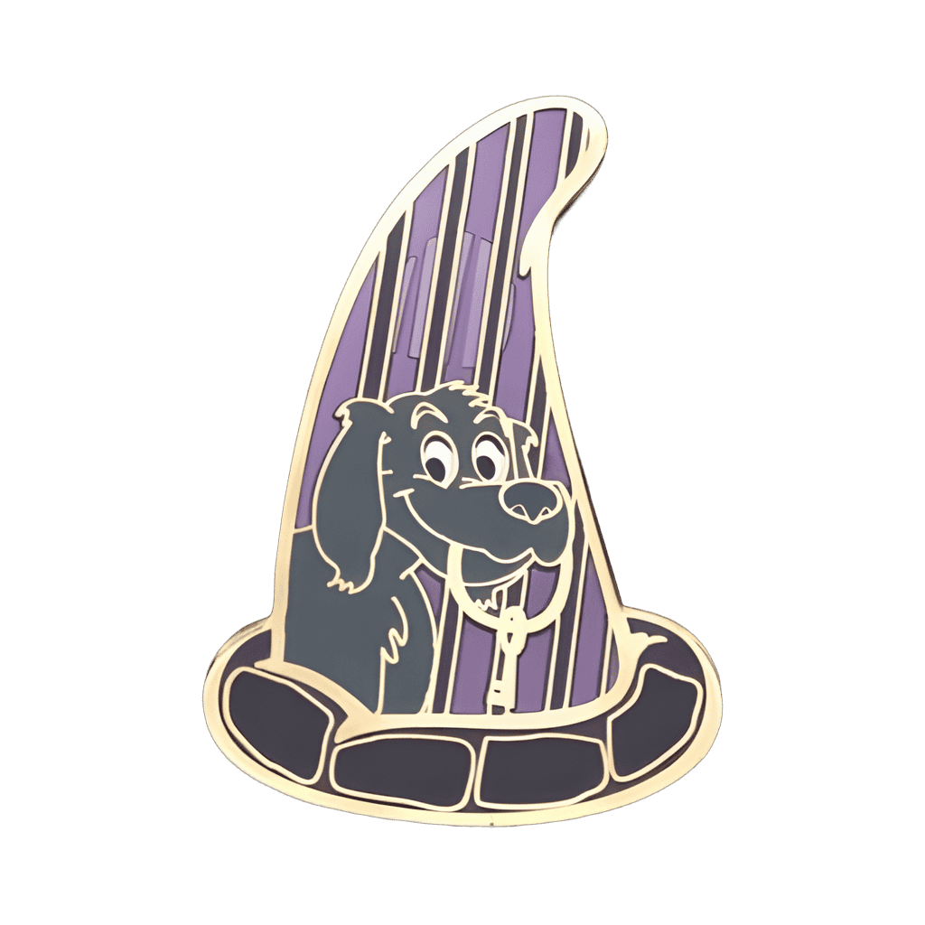 Dog with Gold Jail Keys Disney pin