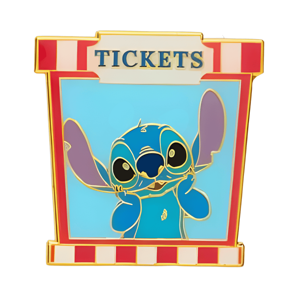 Stitch in a Ticket Booth Disney pin
