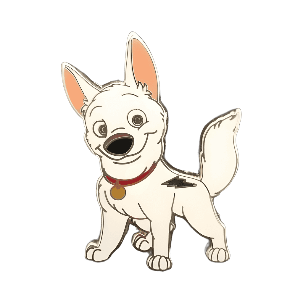 Bolt Smiling Disney pin