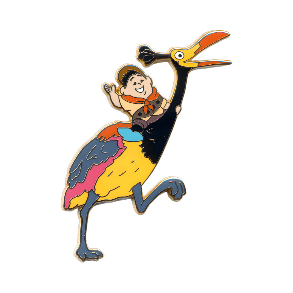 Russell Riding on Kevin Disney pin