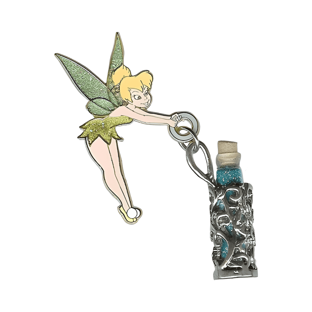 Tinker Bell with Pixie Dust Vial dangle Disney pin
