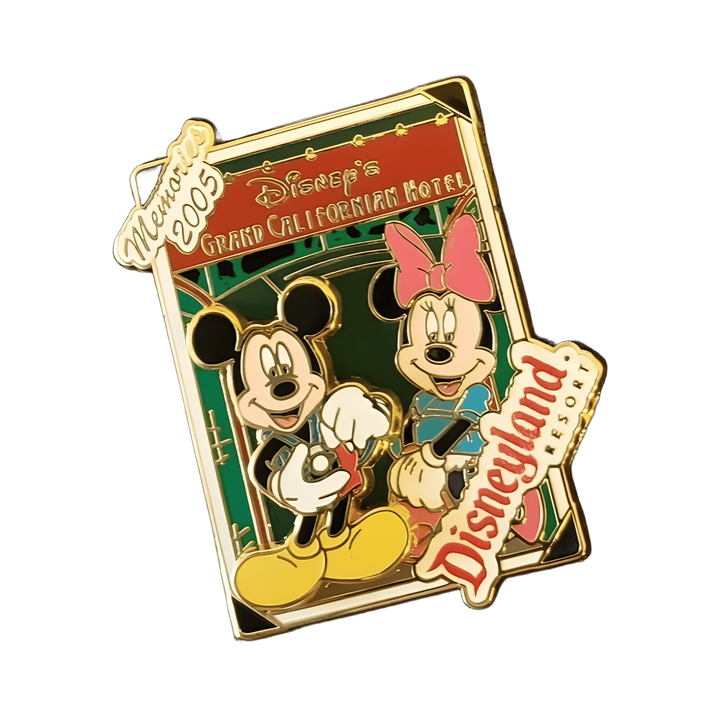 Mickey and Minnie at Disney's Grand Californian Hotel Disney pin