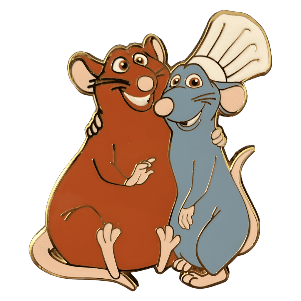 Remy and Emile Disney pin