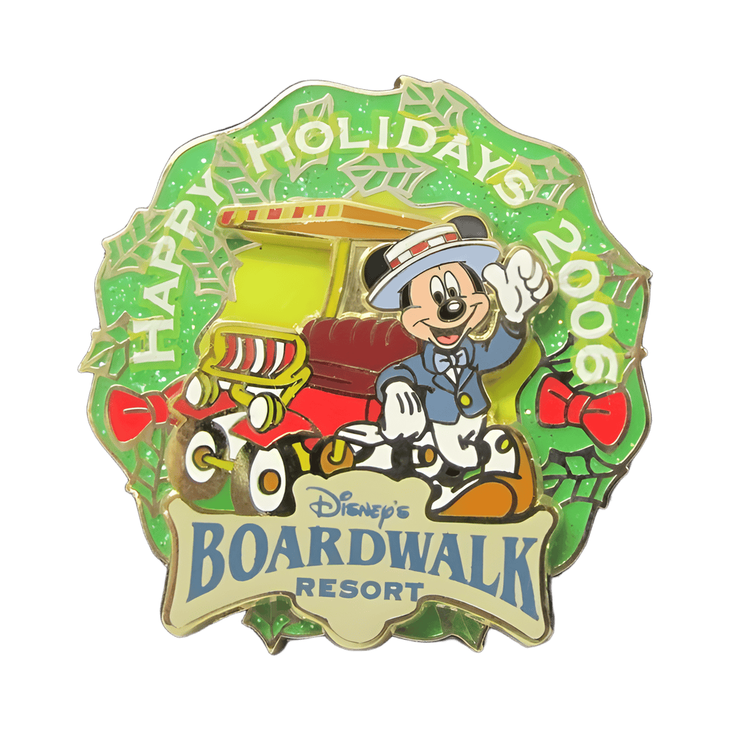 Boadwalk Resort - Mickey Wreath Disney pin