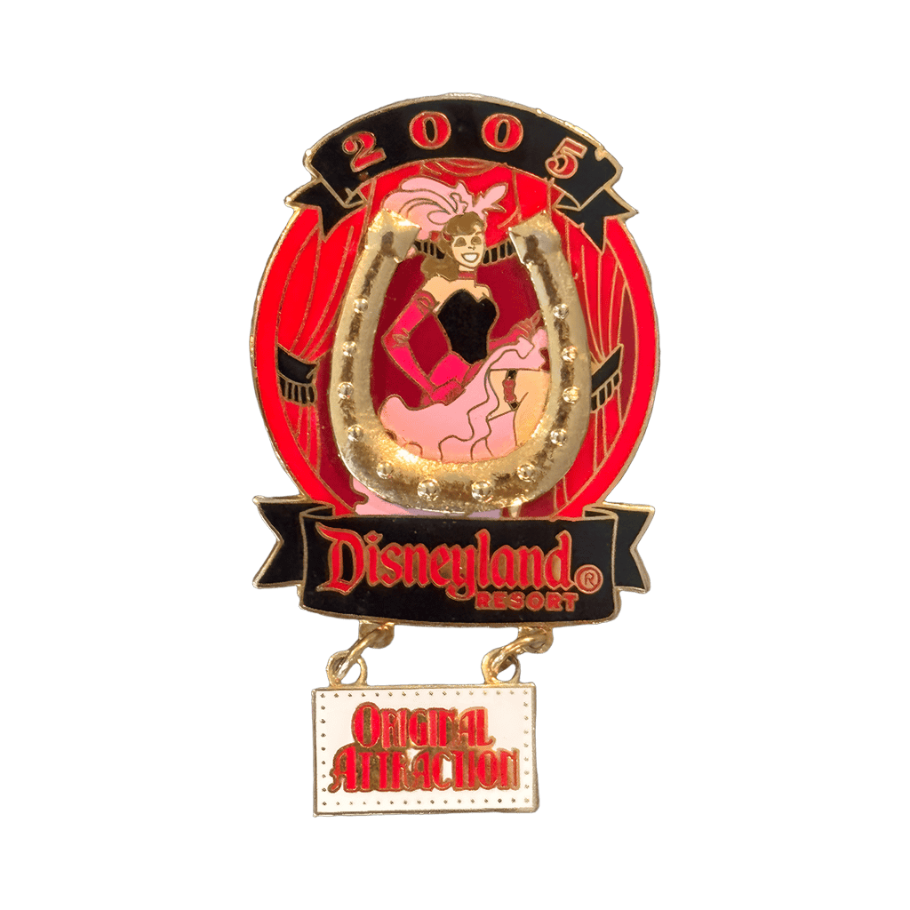 Golden Horseshoe - Dancing Girl Disney pin
