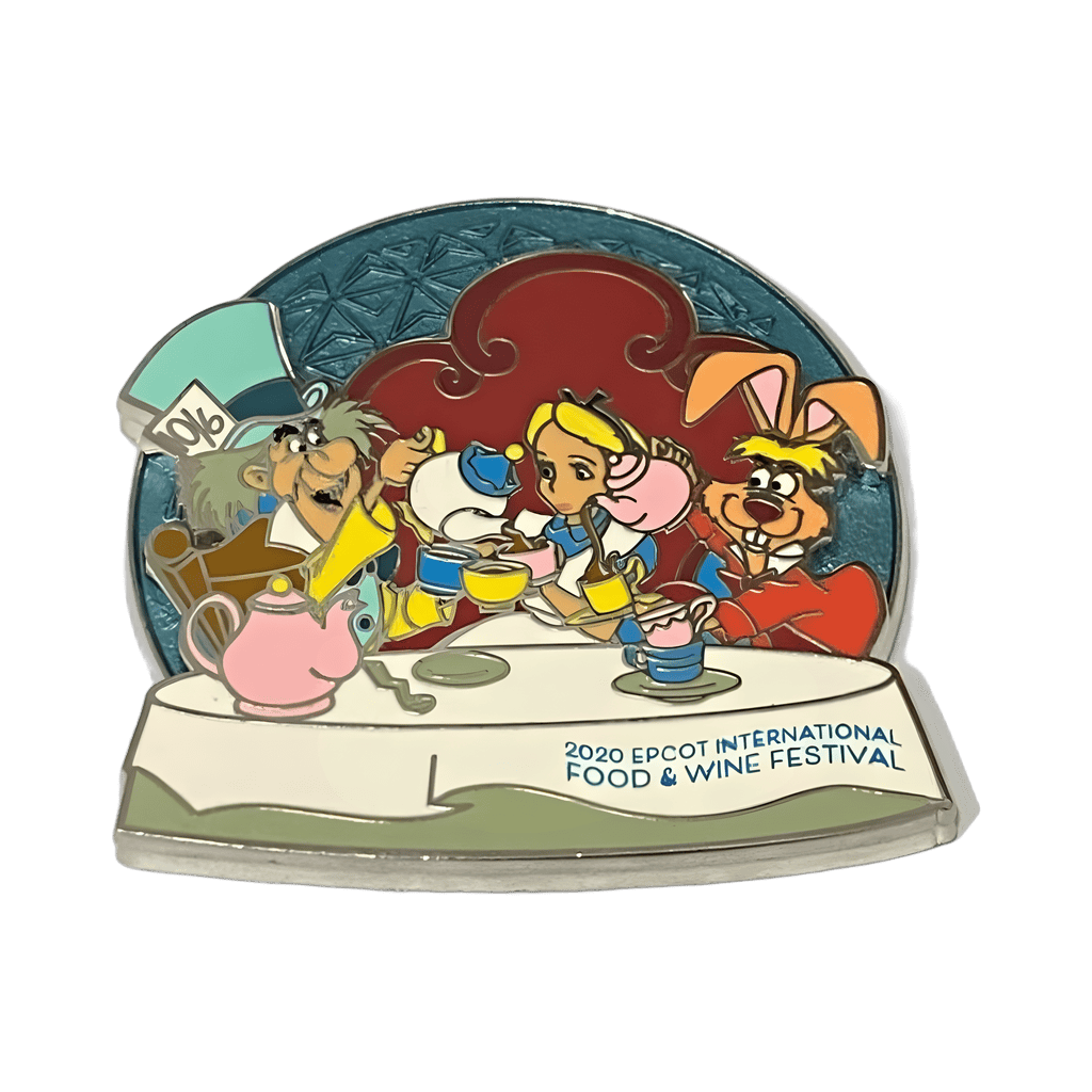 25th Anniversary - Alice, Mad Hatter & March Hare Tea Party Disney pin