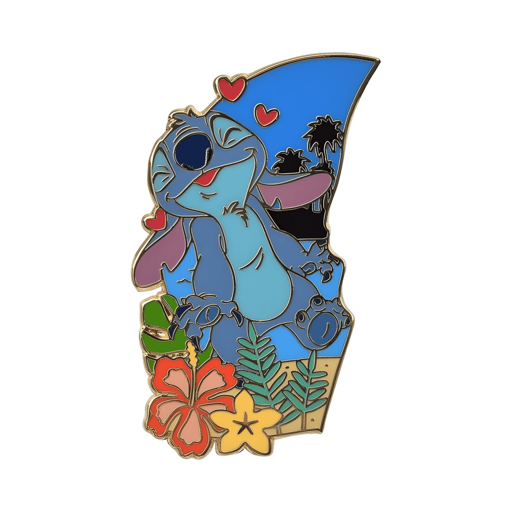 Angel & Stitch Beach Kisses Pin Set - Stitch Disney pin