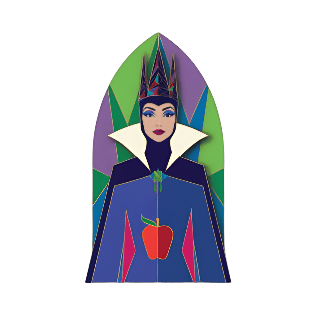 Evil Queen Stained Glass Disney pin