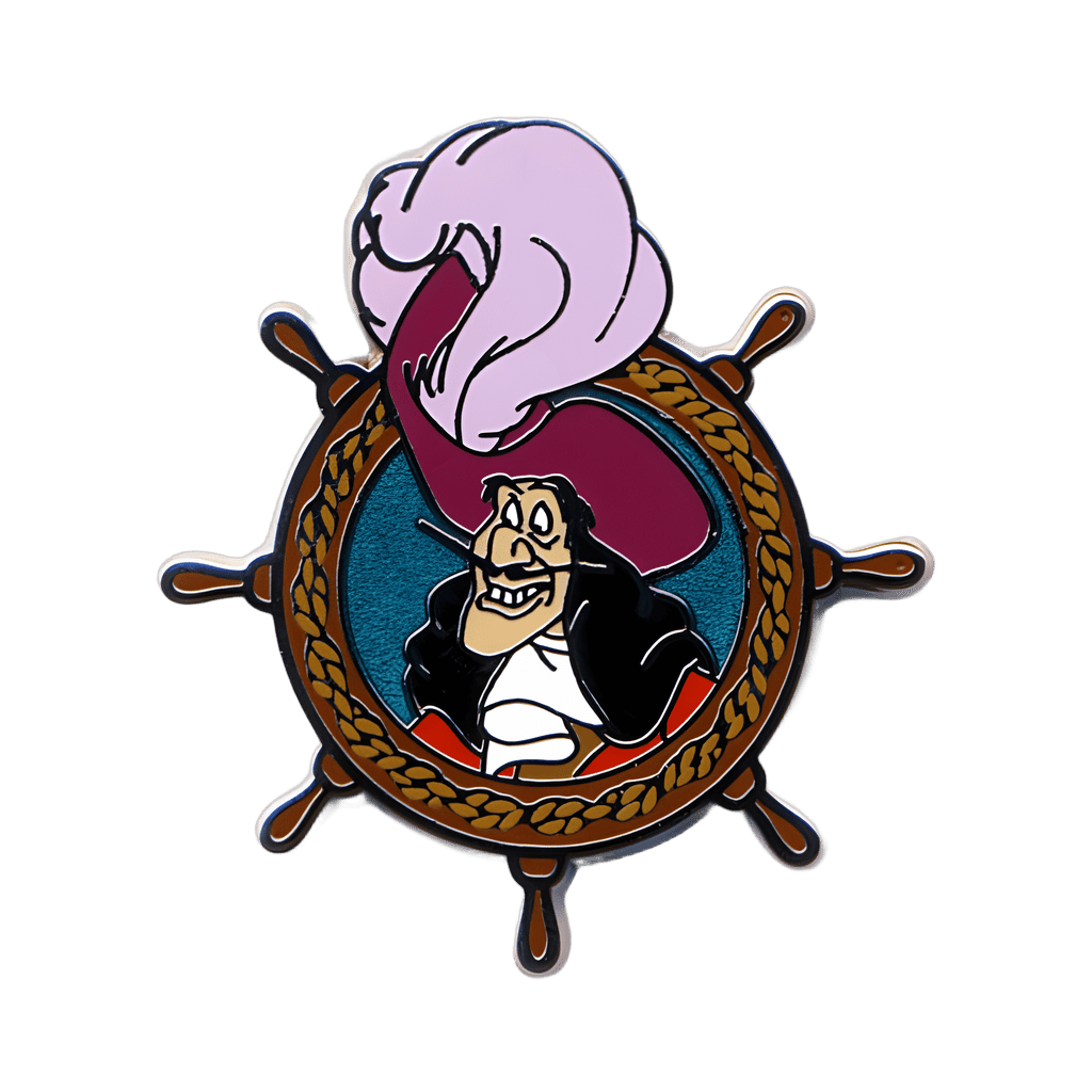 Captain Hook Disney pin