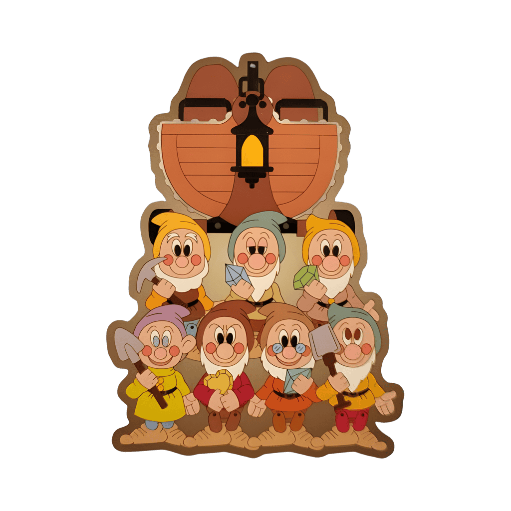 SDR Mine Train Complete Set Disney pin