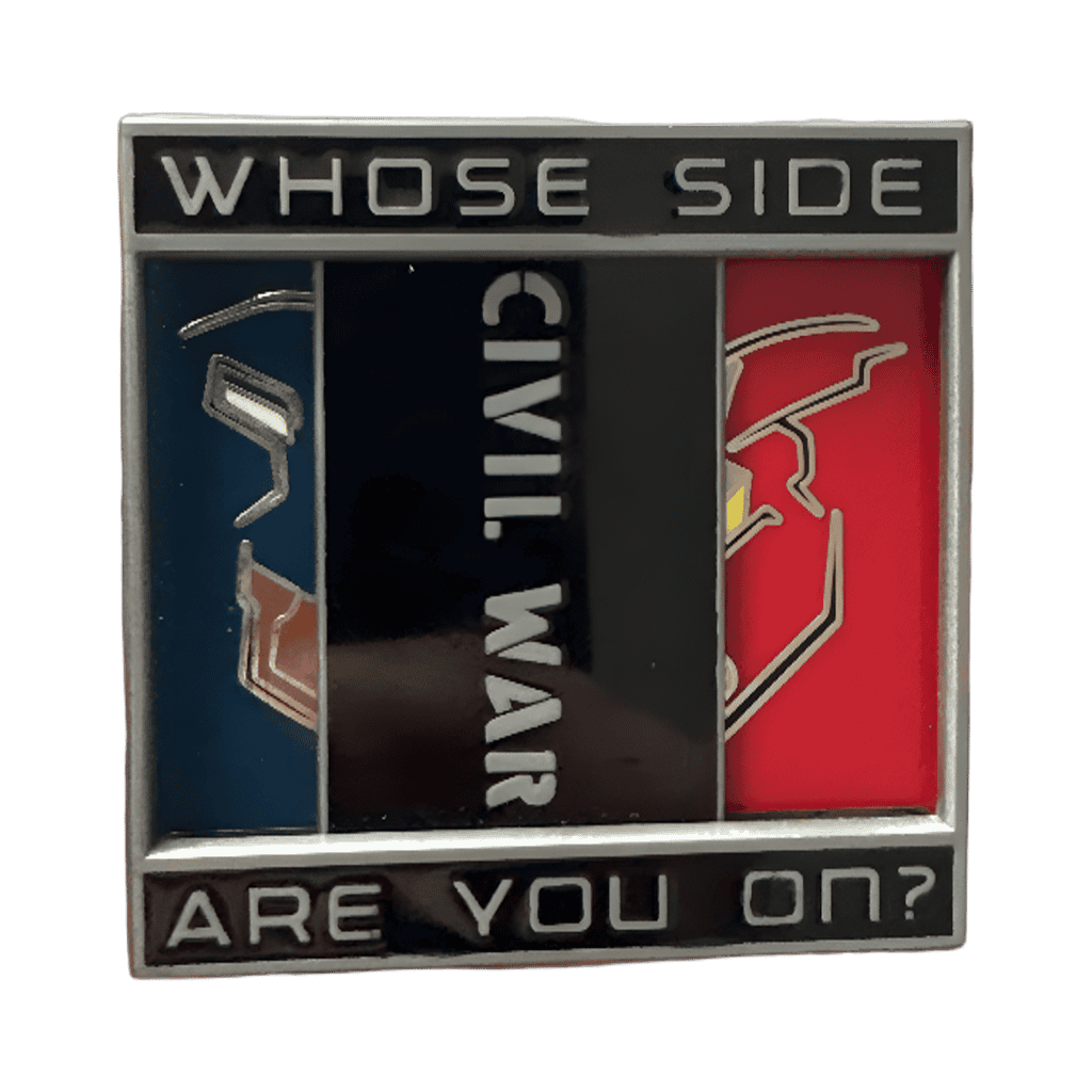 Whose Side Are You On? Slider Disney pin
