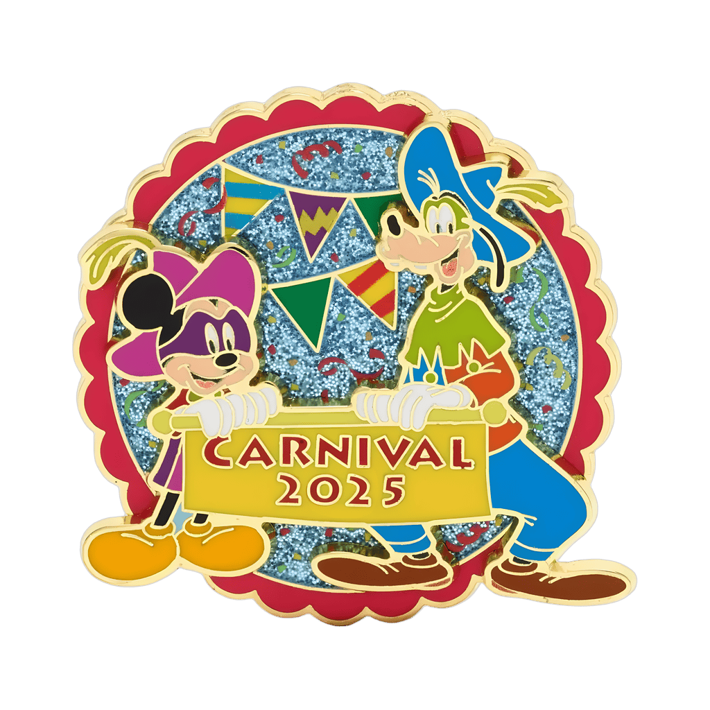 Carnival Mickey and Goofy Disney pin