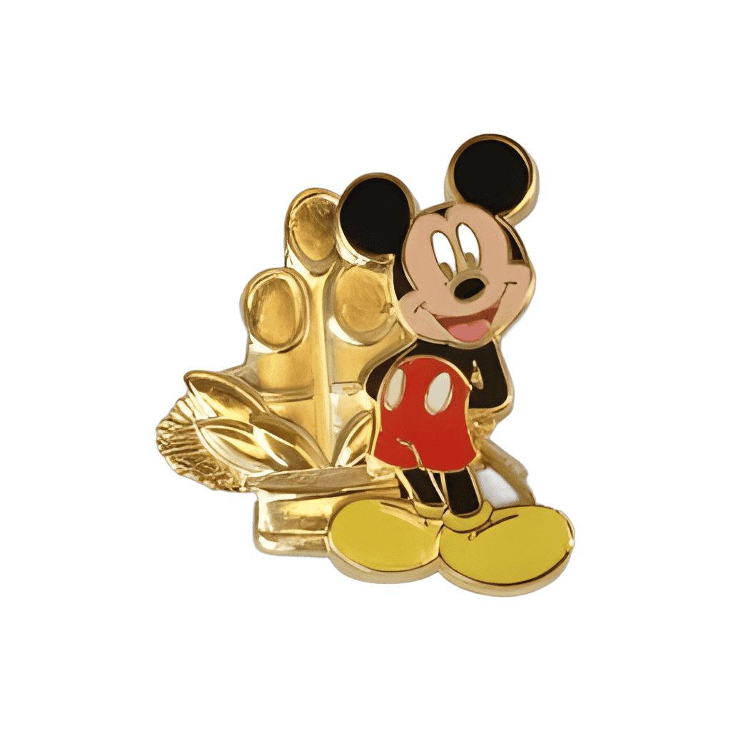 Mickey Mouse Omikuji Gold Kadomatsu Disney pin