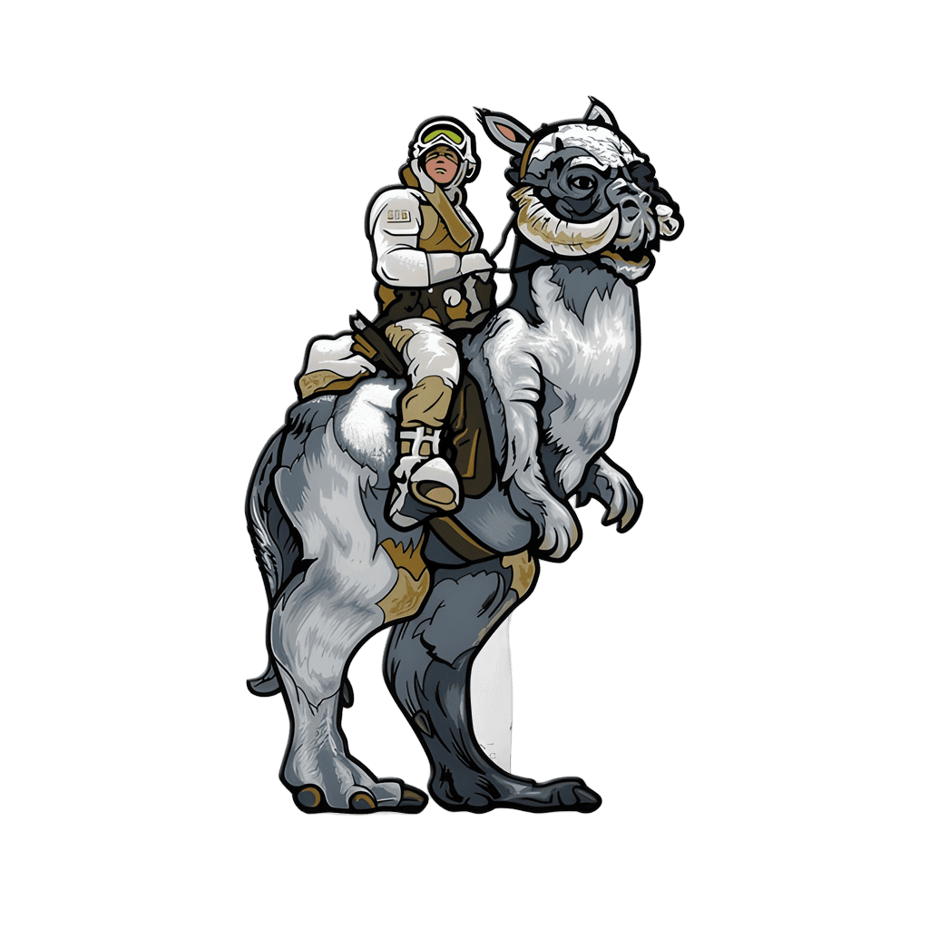 Luke Skywalker on Tauntaun #504 Disney pin