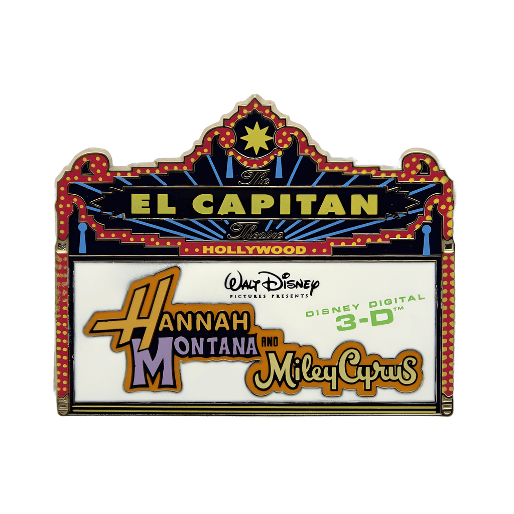 Hannah Montana and Miley Cyrus 3-D Concert Disney pin