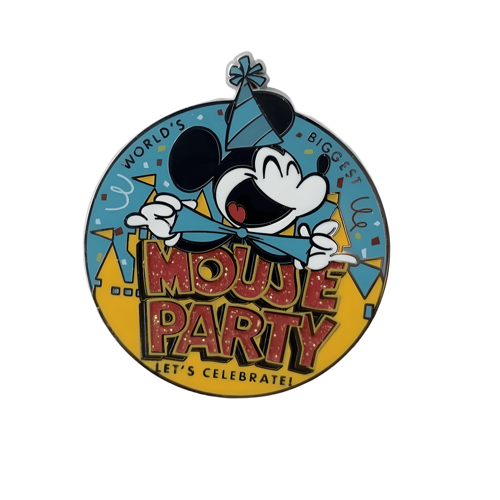 Let's Celebrate! - Mickey with Bow and Party Hat Disney pin
