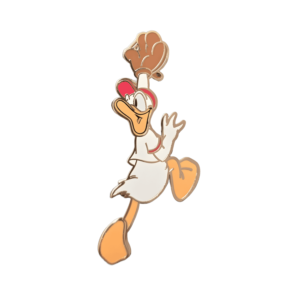 Donald Duck Outfielder Disney pin