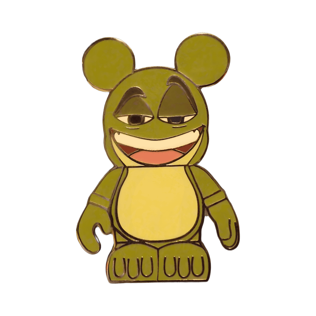 Naveen in frog form Disney pin