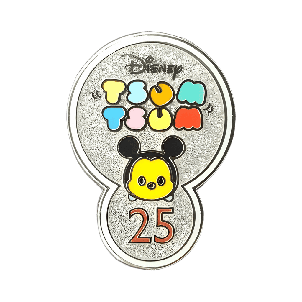 Tsum Tsum Silver 25 Disney pin