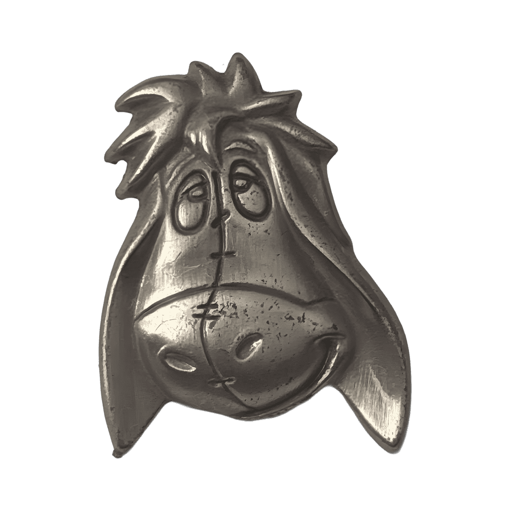 Silver Eeyore Disney pin