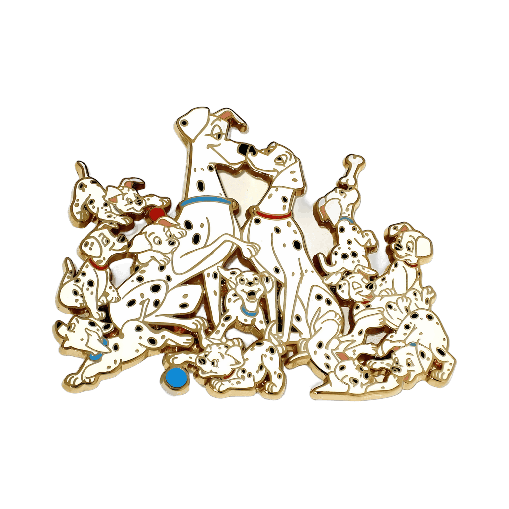 Disney Auctions - 101 Dalmatians 45th Anniversary Jumbo (Multi Error) Pin Disney pin