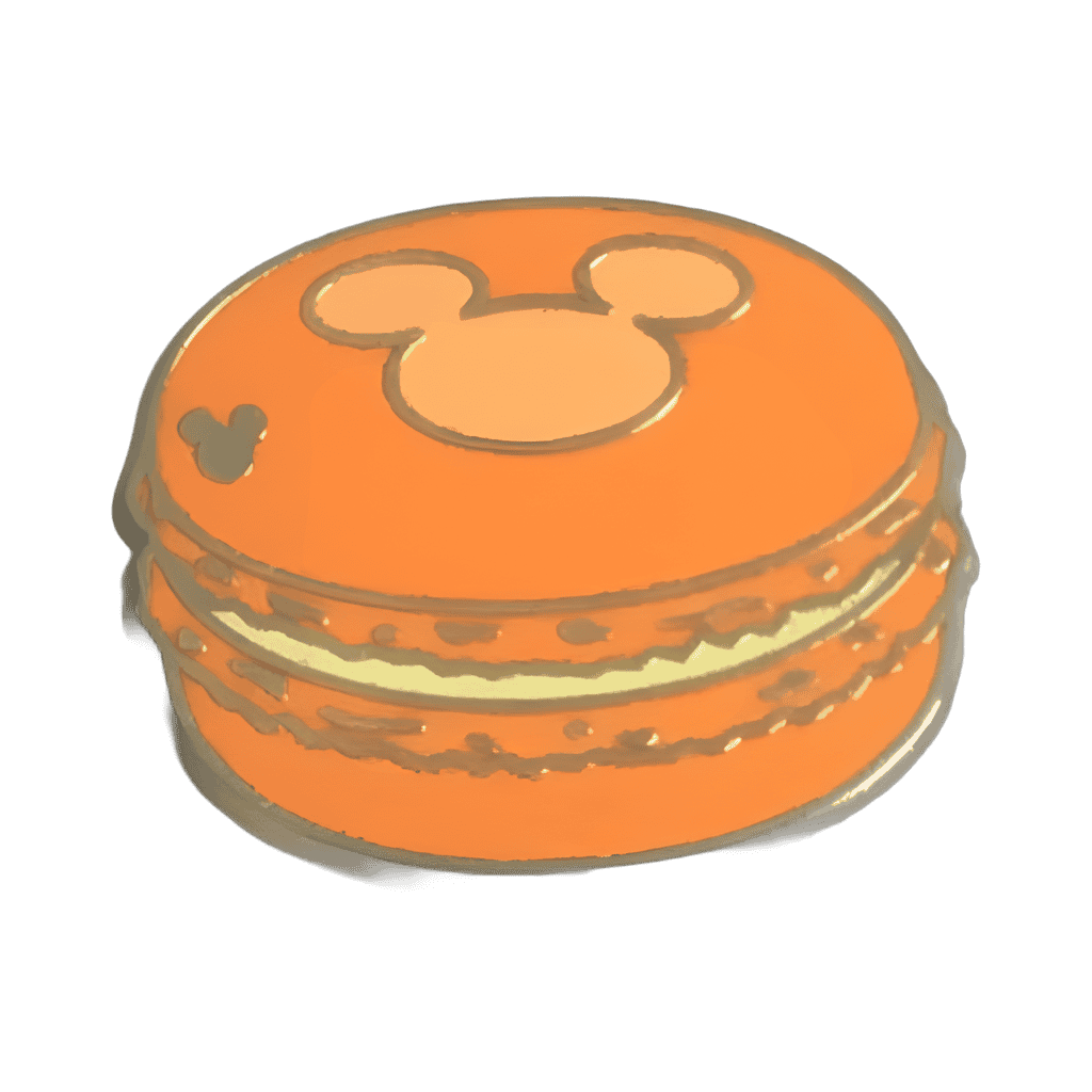 Orange Macaron (COMPLETER) Disney pin