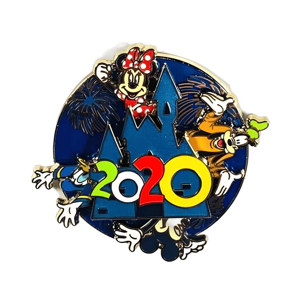 Mickey, Goofy, Minnie and Donald Spinner Disney pin