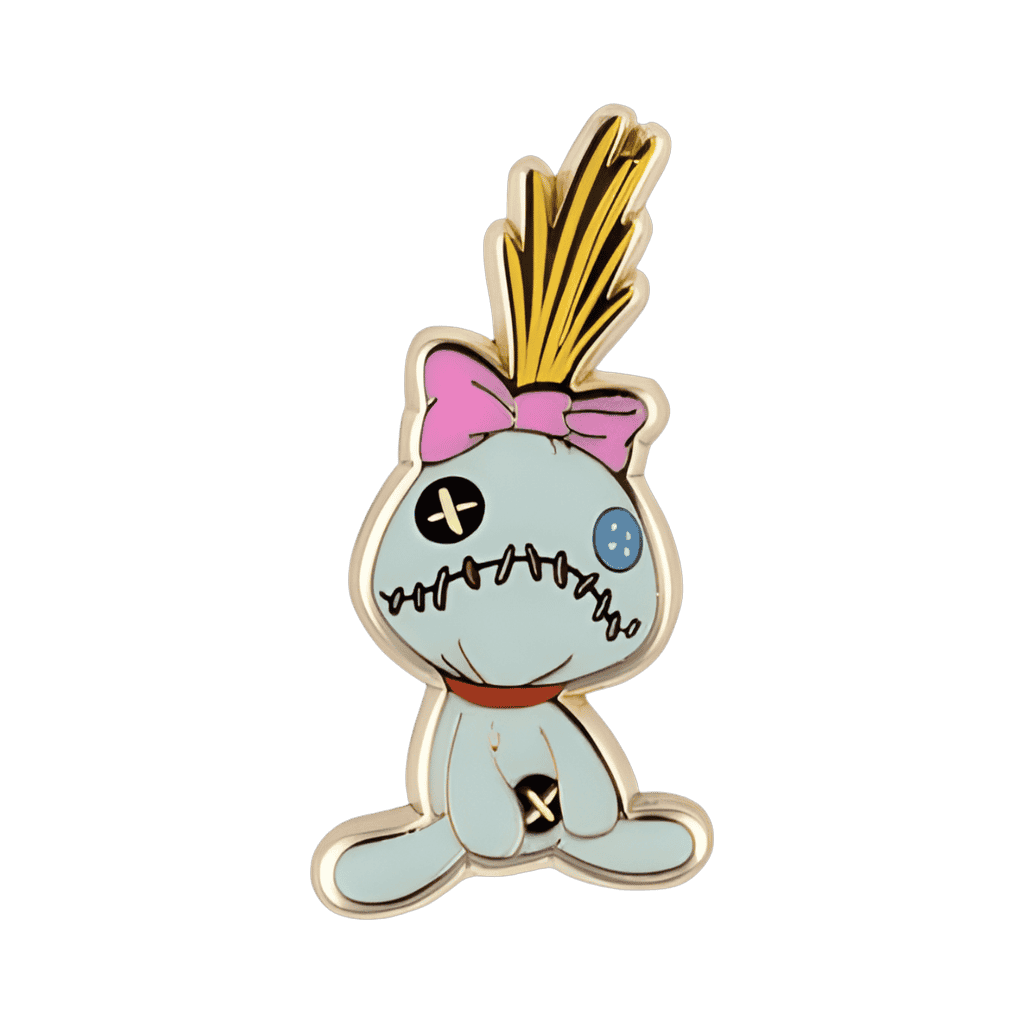 Stitch Lanyard Pin Set - Scrump Sitting Disney pin