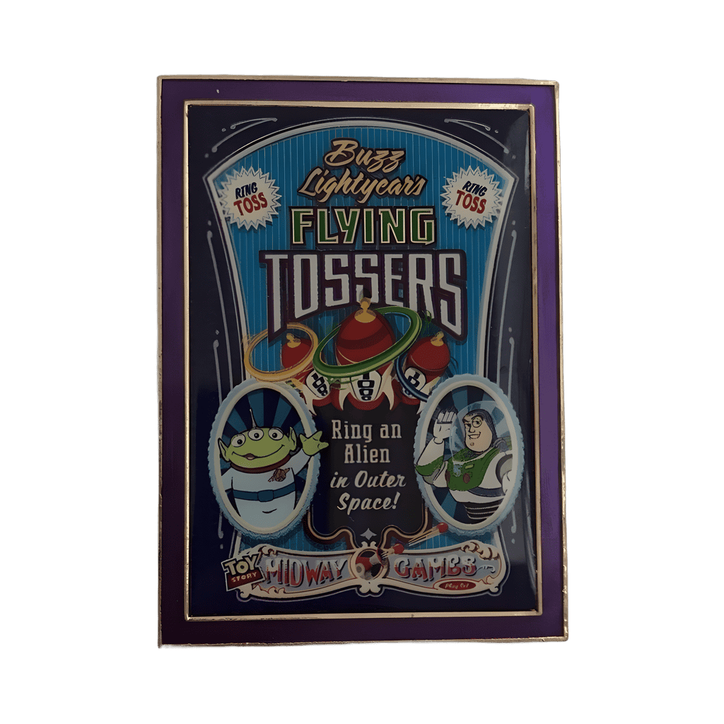 Buzz Lightyear's Flying Tossers Disney pin