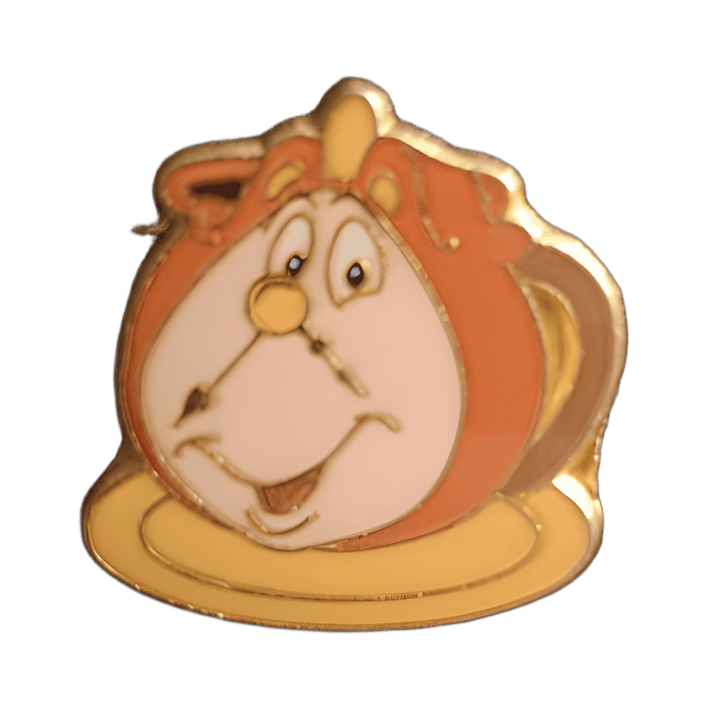 Cogsworth Disney pin