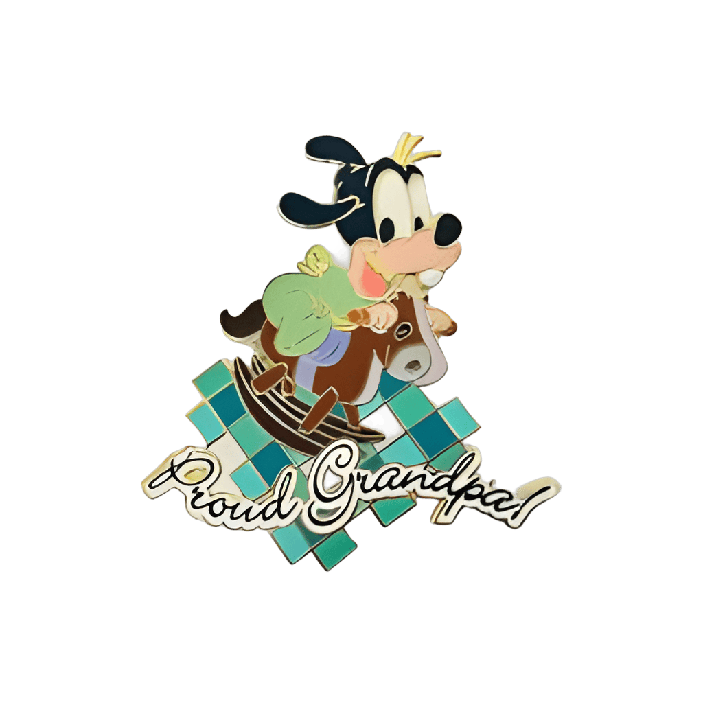 Proud Grandpa! - Goofy Rocking Horse Disney pin