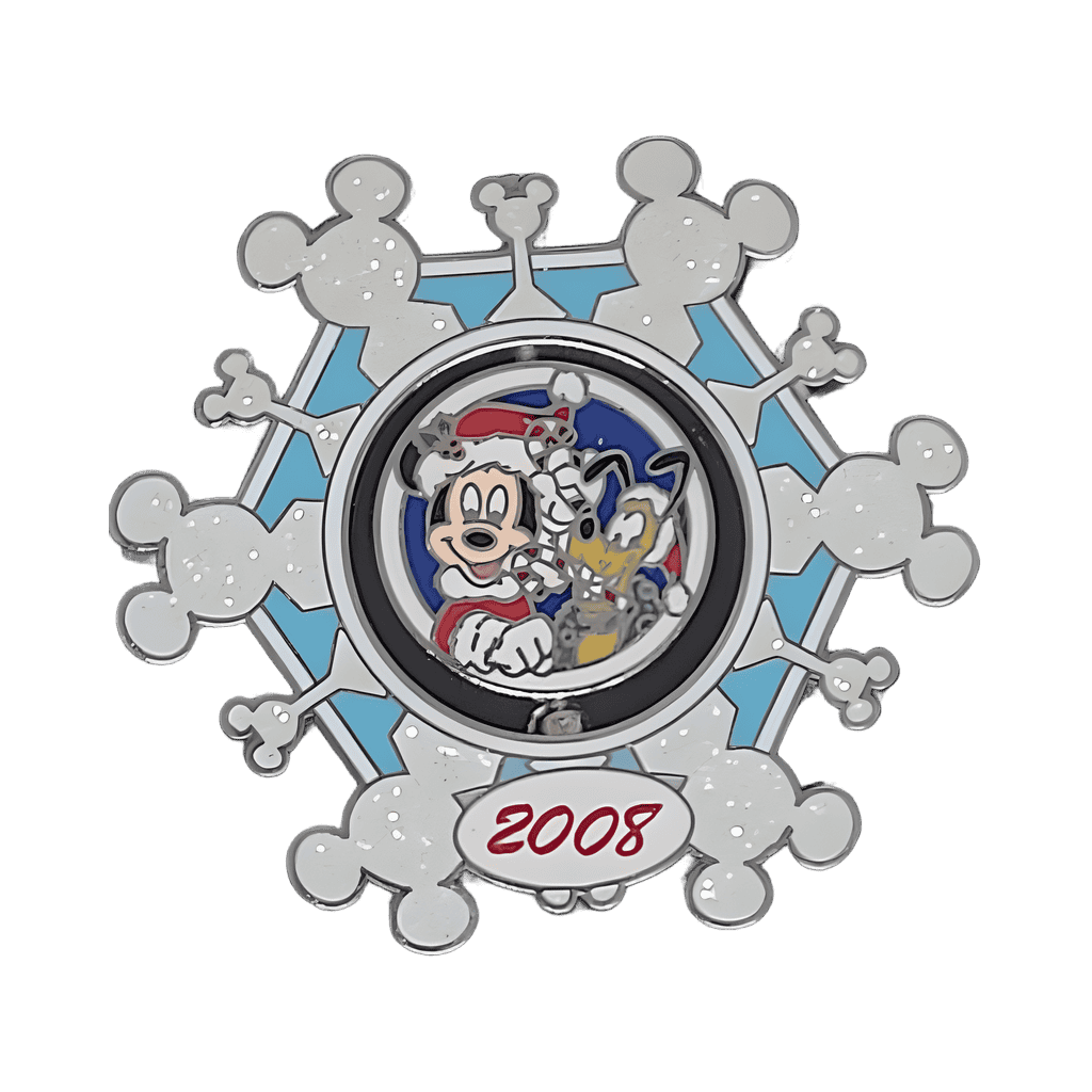 Merry Member Mixer 2008 Snowflake Spinner Disney pin